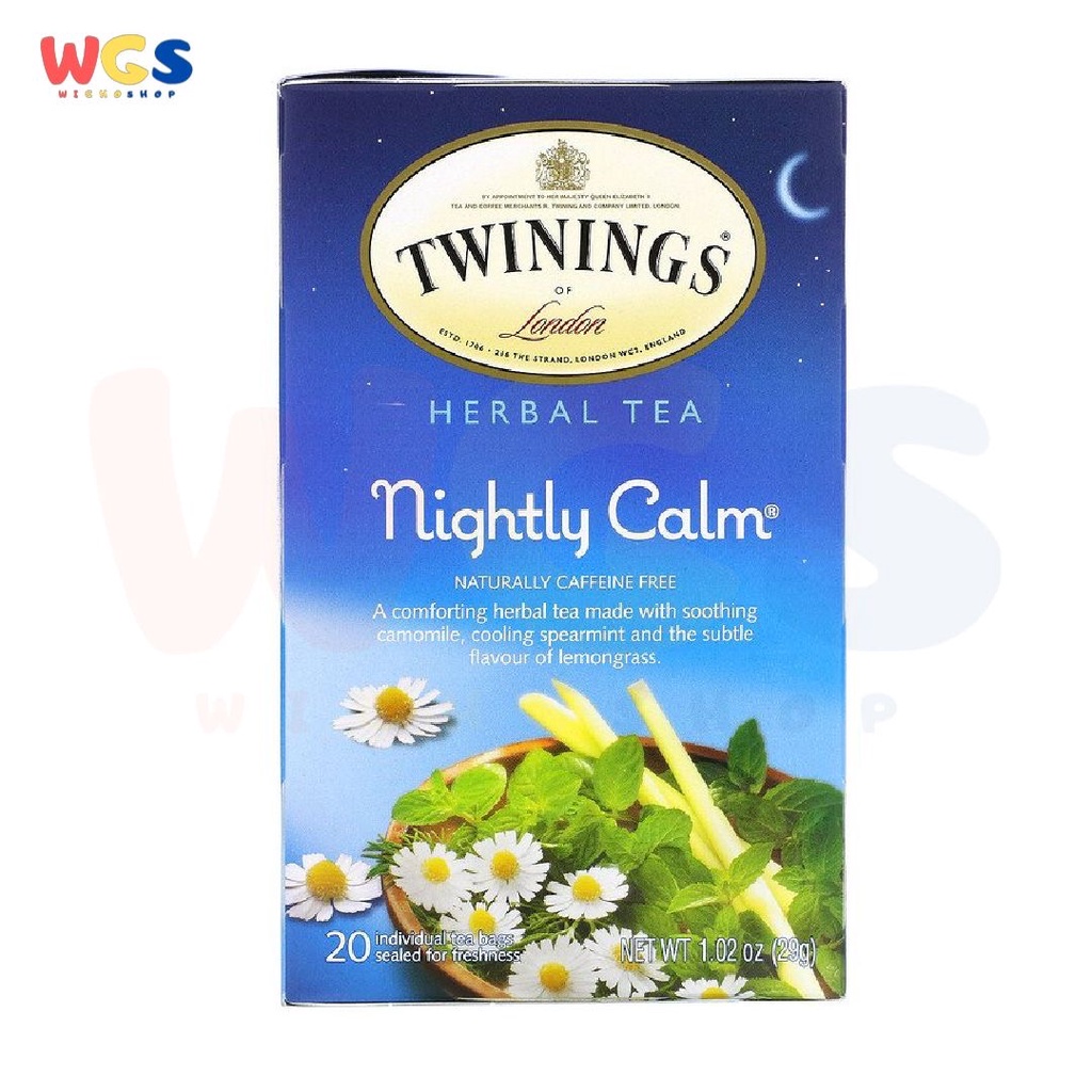 Twinings of London Nightly Calm Naturally Chamomile Tea 20p x 1.45g