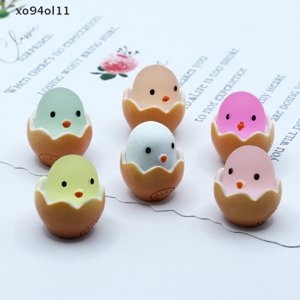 Xo 2Pcs Glow-in- the dark chick DIY Hiasan Dekorasi Menyala Dalam Gelap Mainan OL