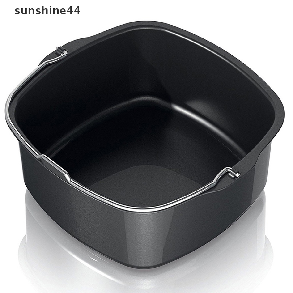 Sunshine Non Stick Cetakan Kue Air Fryer Roasg Pizza Kue Keranjang Dapur Bakeware Alat ID