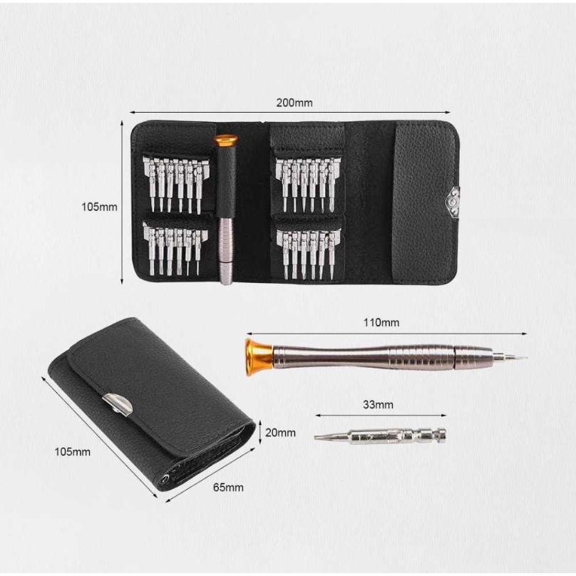 Obeng Set Reparasi 25 in 1 Torx Smartphone