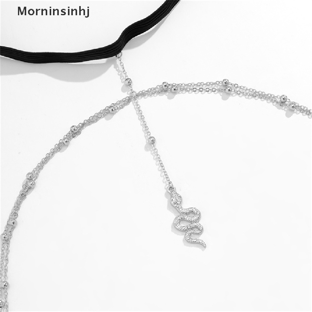 Mornin Wanita Seksi Rantai Paha Elastis Force Snake Pendant Bohemia Fashion Multilayer Rantai Tubuh Perhiasan id