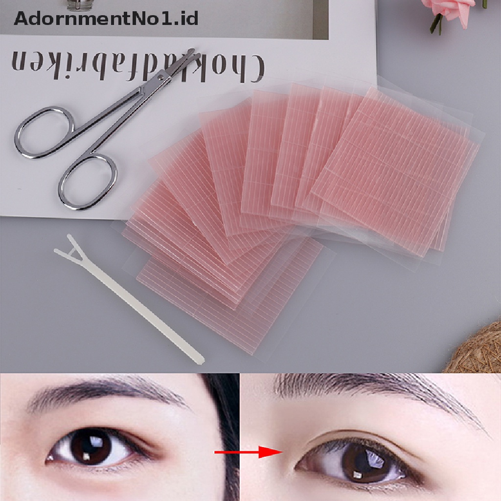 [AdornmentNo1] 572pcs Invisible Fiber Double Sided Adhesive Eyelid Stickers Eye Tapes Pull wire [ID]