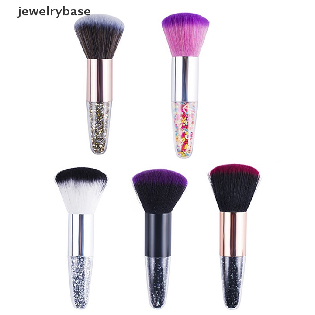 [jewelrybase] Kuas Debu Nail Art Profesional Makeup Brushes Perawatan Nail Art Lembut Menghapus Debu Butik