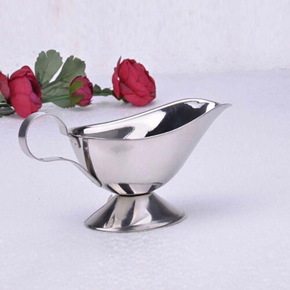 Solighter Tempat Makan Kuah Boat Sauce 3oz Stainless Steel Sauce Cup Gelas Saus Metal