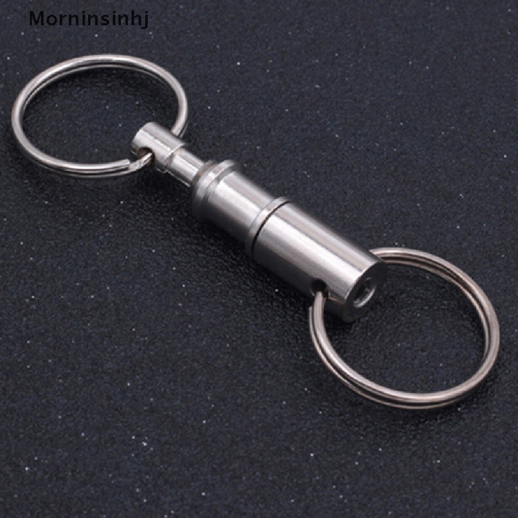 Mornin 3Pcs detachable removable Tarik Terpisah quick release Gantungan Kunci keychain id