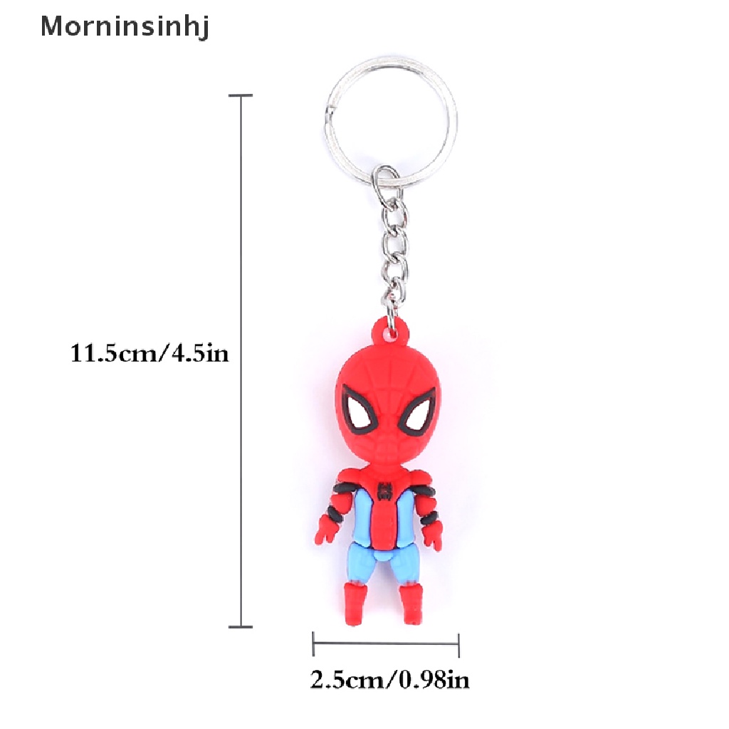 Mornin 1Pc Avenger League Gantungan Kunci Iron Man Spiderman Captain America Key Chain Gantungan Kunci Mobil Cincin Mahasiswa Tas Liontin Hadiah Anak Aksesoris Gantung id