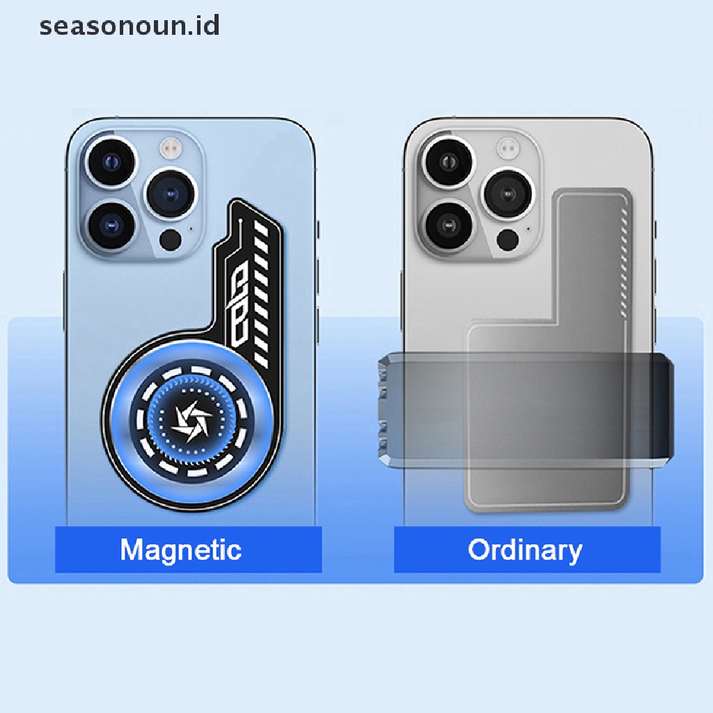 Seasonoun Plat Pendingin Ponsel Portabel Ringan Seragam Ponsel Heat Plate Hp Heat Sink Penyerapan Magnetik Cooling Composite Soaking Plate.