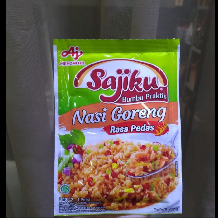 

Ajinomoto SAJIKU Nasi Goreng Rasa Pedas / Bumbu Instant