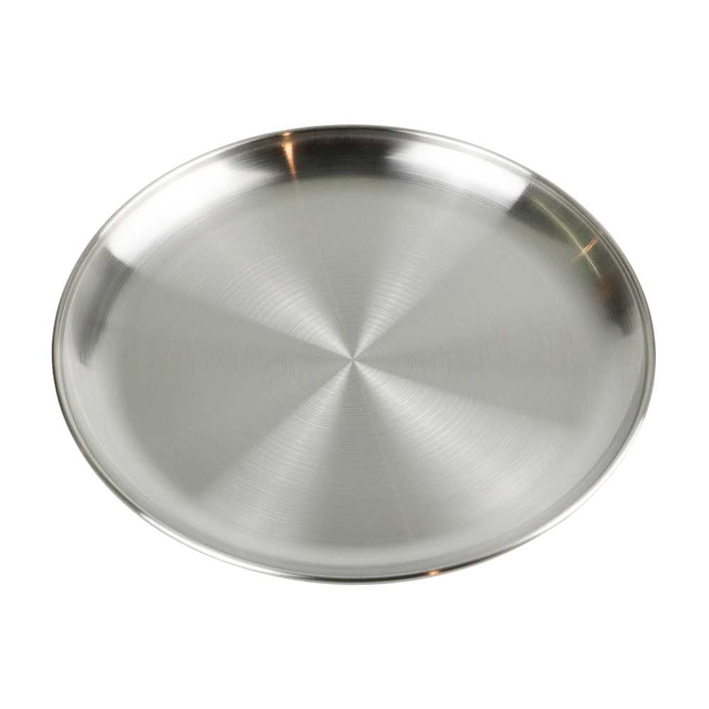 (BISA COD) FTIHSHP  Piring Makan European Style Stainless Steel - SNTP0016