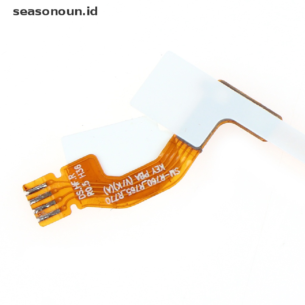 Seasonoun Main Board Saklar Power Tombol Tombol Flex Kabel Pengganti Untuk Samsung Gear S3.