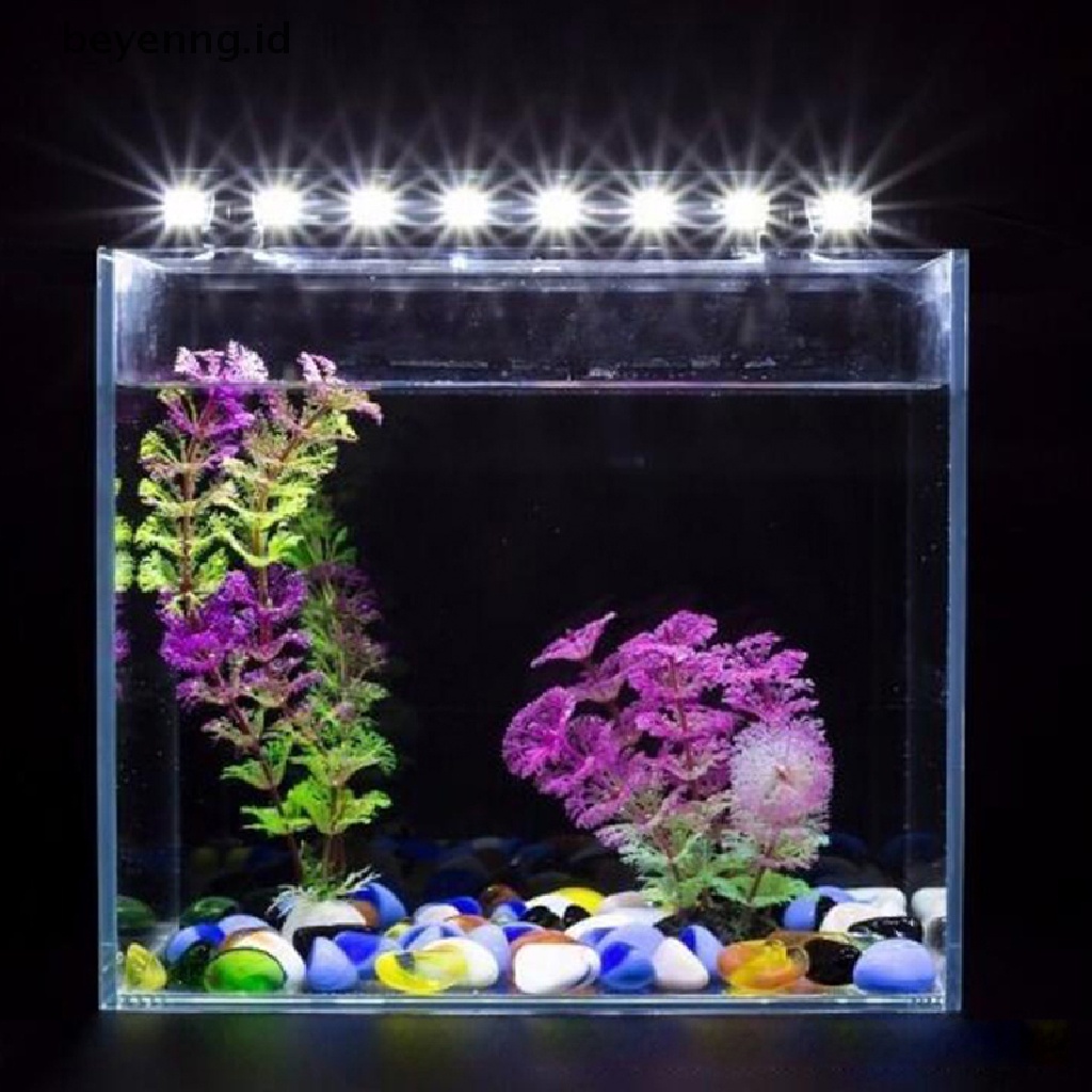 Beyen Lampu Aquarium LED Waterproof Fish Light Untuk Penggunaan Amfibi Submersible ID