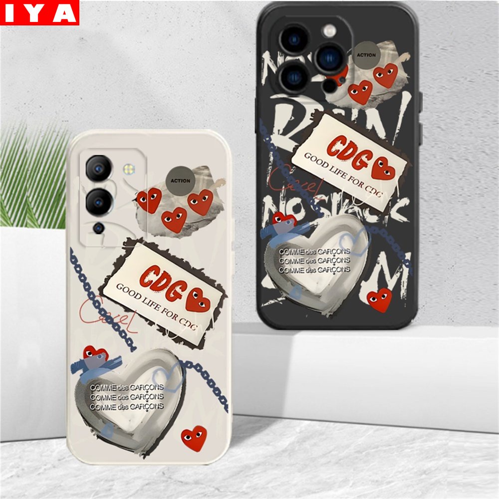 Soft Case Huawei P30 Lite Nova 5T Nova 3i Nova 7i Y6P Y7A Y6 Pro Y7 Pro2019 Y9S Fasion Love Text Lukisan Elemen Grafis Penutup Sambungan