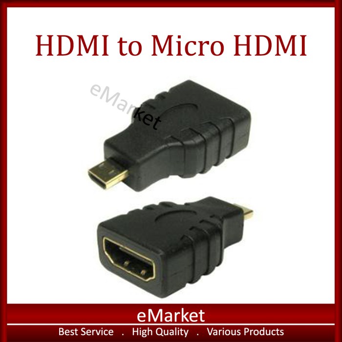 HDMI to Micro HDMI / Konektor HDMI Female to Micro HDMI Male