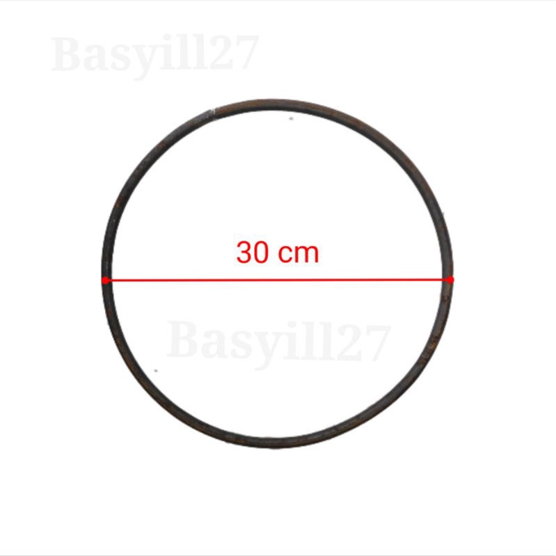 besi 6mm /lingkaran besi ring besi bulat / dekorasi dari besi