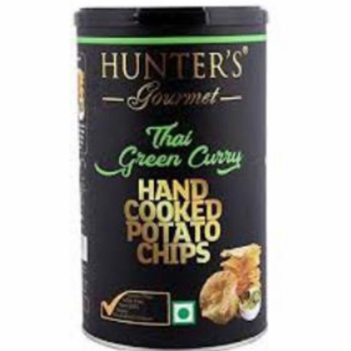 

Hunters gourmet thai green curry potato chips 150gr