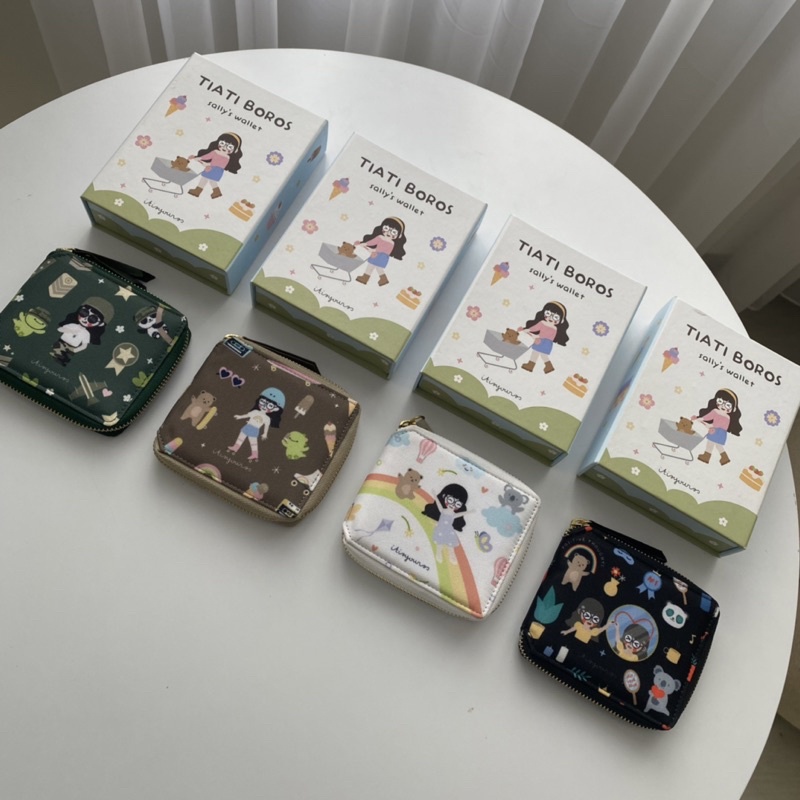 Poppy Wallet | Dompet Lipat | Dompet Pria &amp; Wanita | Dompet Lucu