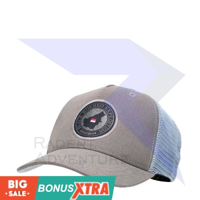 Topi EIGER1989 TROPIC TRIP 1.0 CAP Grey Abu 91000 5623  Original AWET MURAH KECE