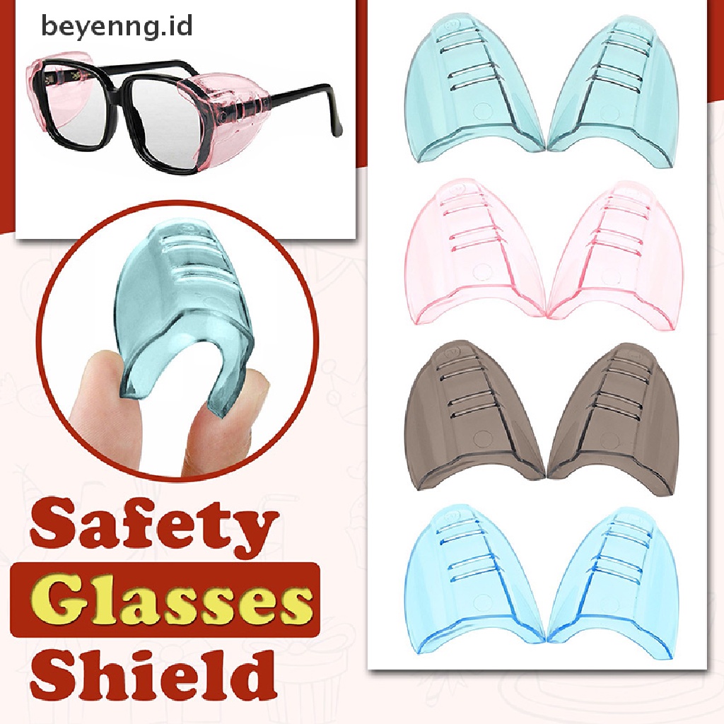 Beyen Pelindung Samping Untuk Kaca Mata Slip-On Safety Glasses Flexible Shield Universal ID