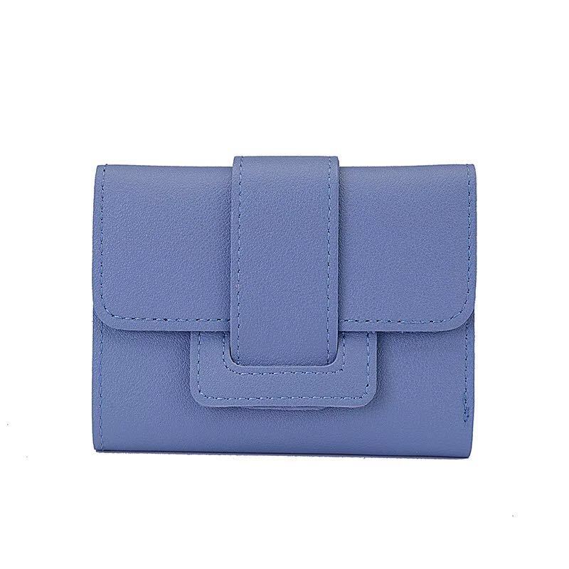 Sera ins dompet baru siswa perempuan Korea fashion bagian pendek lucu kecil portabel mini dompet dompet koin tas kartu