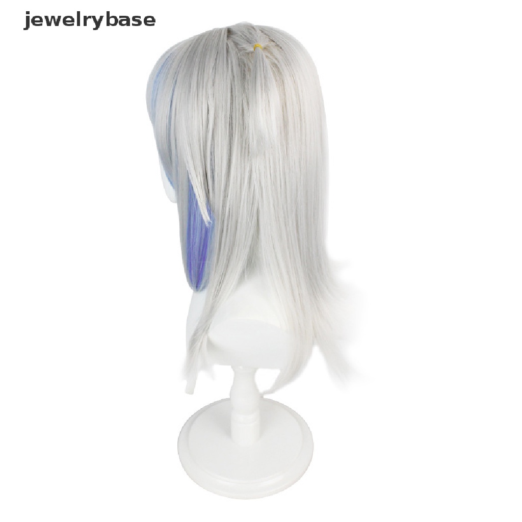 [jewelrybase] Anime Hololive Gawr Gura Cosplay Wig Tahan Panas Wig Sintetis Halloween Cosplay Pesta Dekorasi Dewasa Props Butik