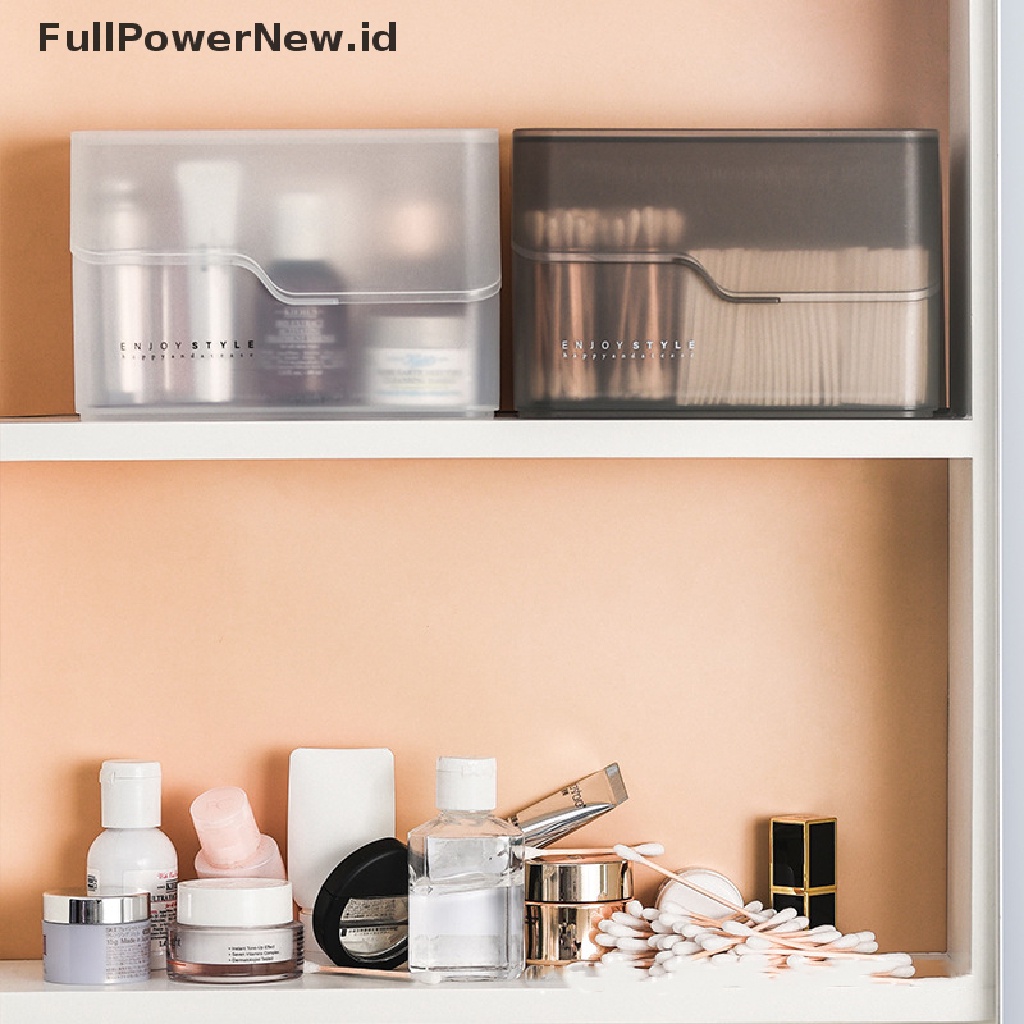 Power Makeup Organizer Kotak Penyimpanan Kosmetik Dengan 2laci Case Brush Lip Holder ID