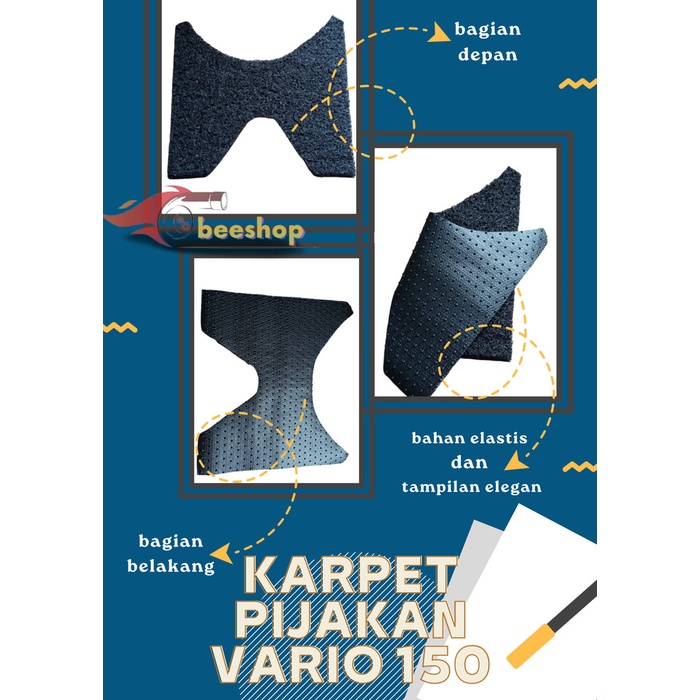 Karpet Motor Vario Bulu 125 150 160/karpet bihun/Karpet Vario New - VARIO 125/150 aslii