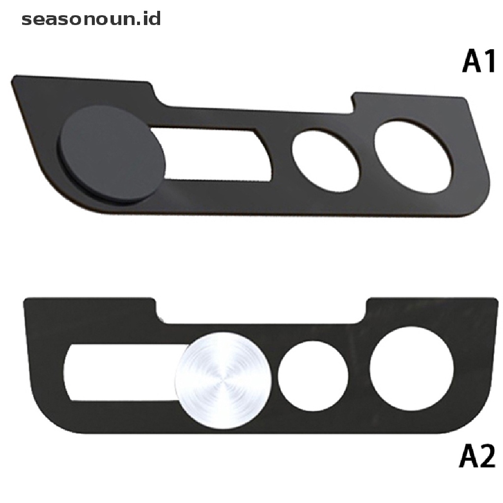 Seasonoun Aksesoris Antispy Metal Webcam Cover Privasi Topi Kamera Depan Slider Lensa Stiker Untuk iPhone X XS 11 12 ProMax Mini.