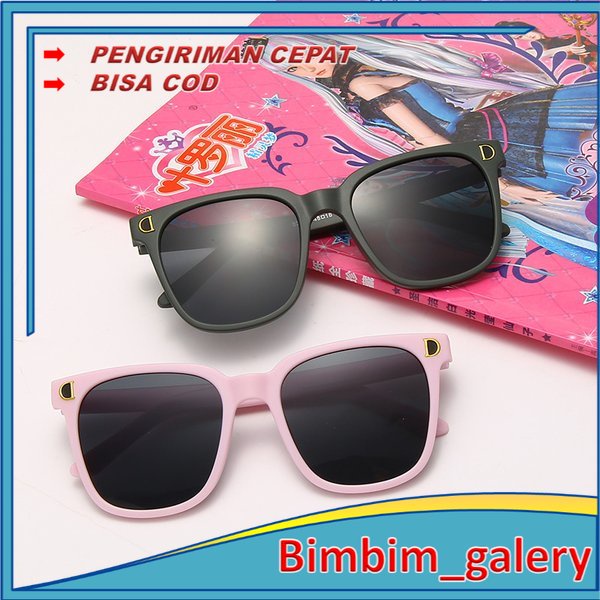 Kacamata Anak Hitam Korea Murah Cowok Cewek Fashion Black Sunglass Kacamata Anak laki-laki