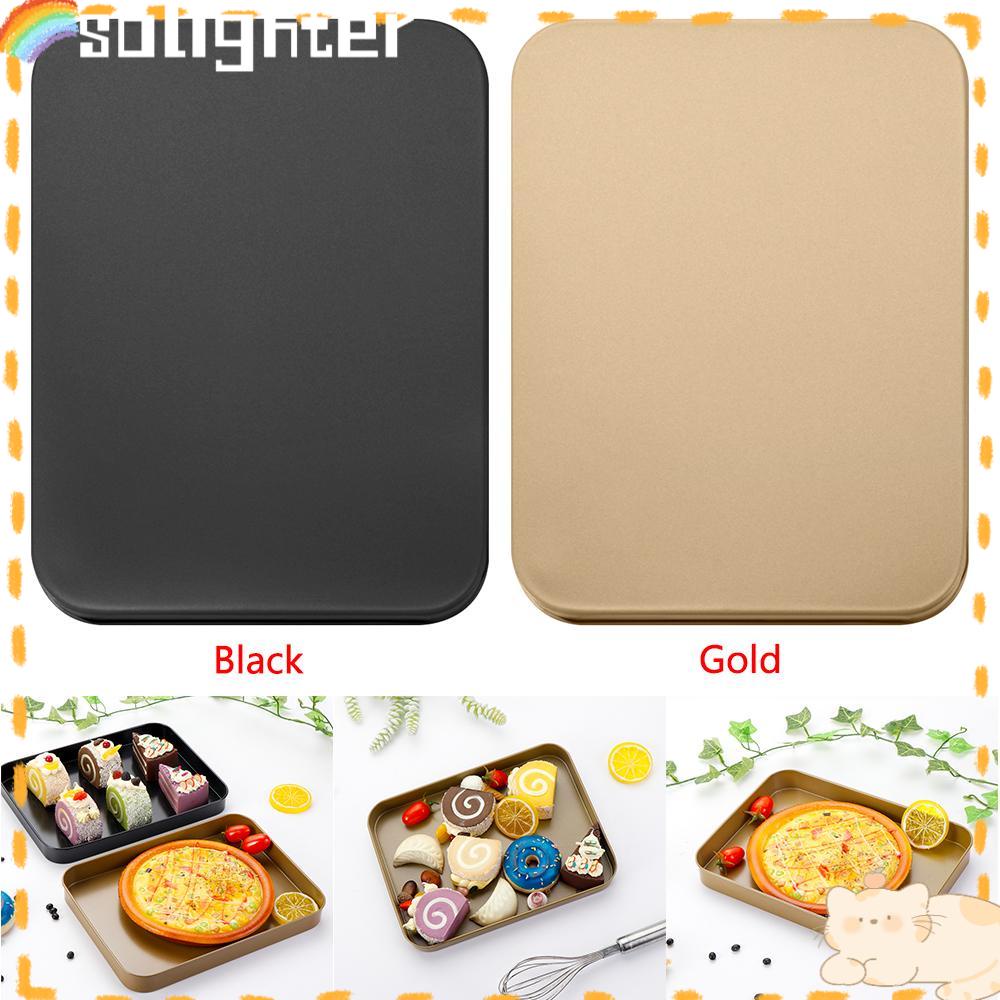 Solighter 10 Inch Baking Bread Pan Persegi Panjang DIY Bakeware Cheesecake Kue Cetakan Dapur Gadget Roti Bakar Cetakan