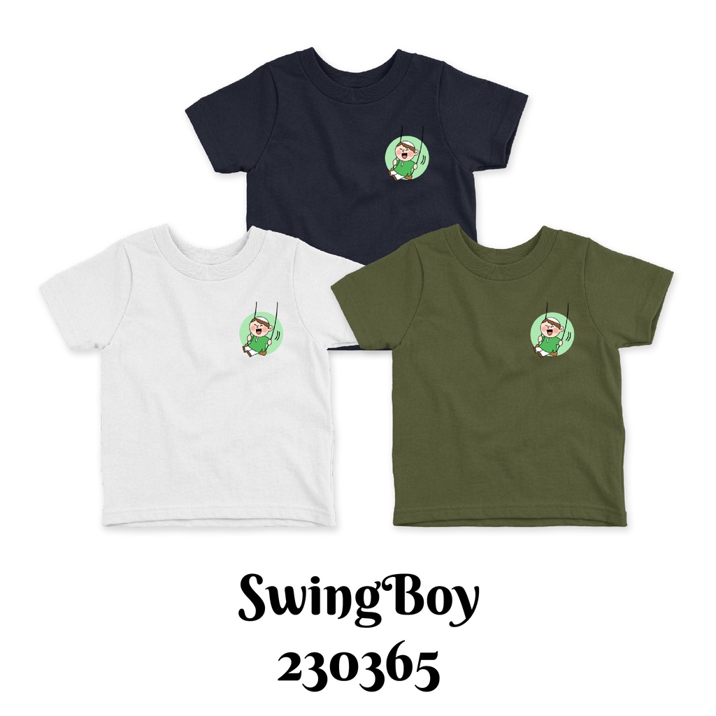 Baju Kaos Pendek Muslim Ramadhan Series Ketupat Lebaran Boy Size Bayi Anak Dewasa Bahan katun Combed 30s Premium