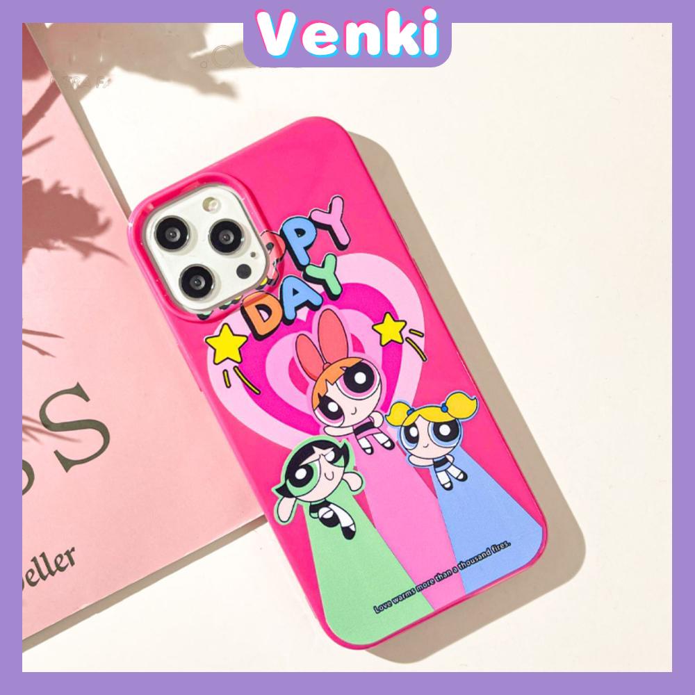 iPhone Case Soft TPU Glossy Pink Candy Case Cute Cartoon Girl Camera Protection Shockproof For iPhone 14 13 12 11 Pro Max 7 8 Plus X XR