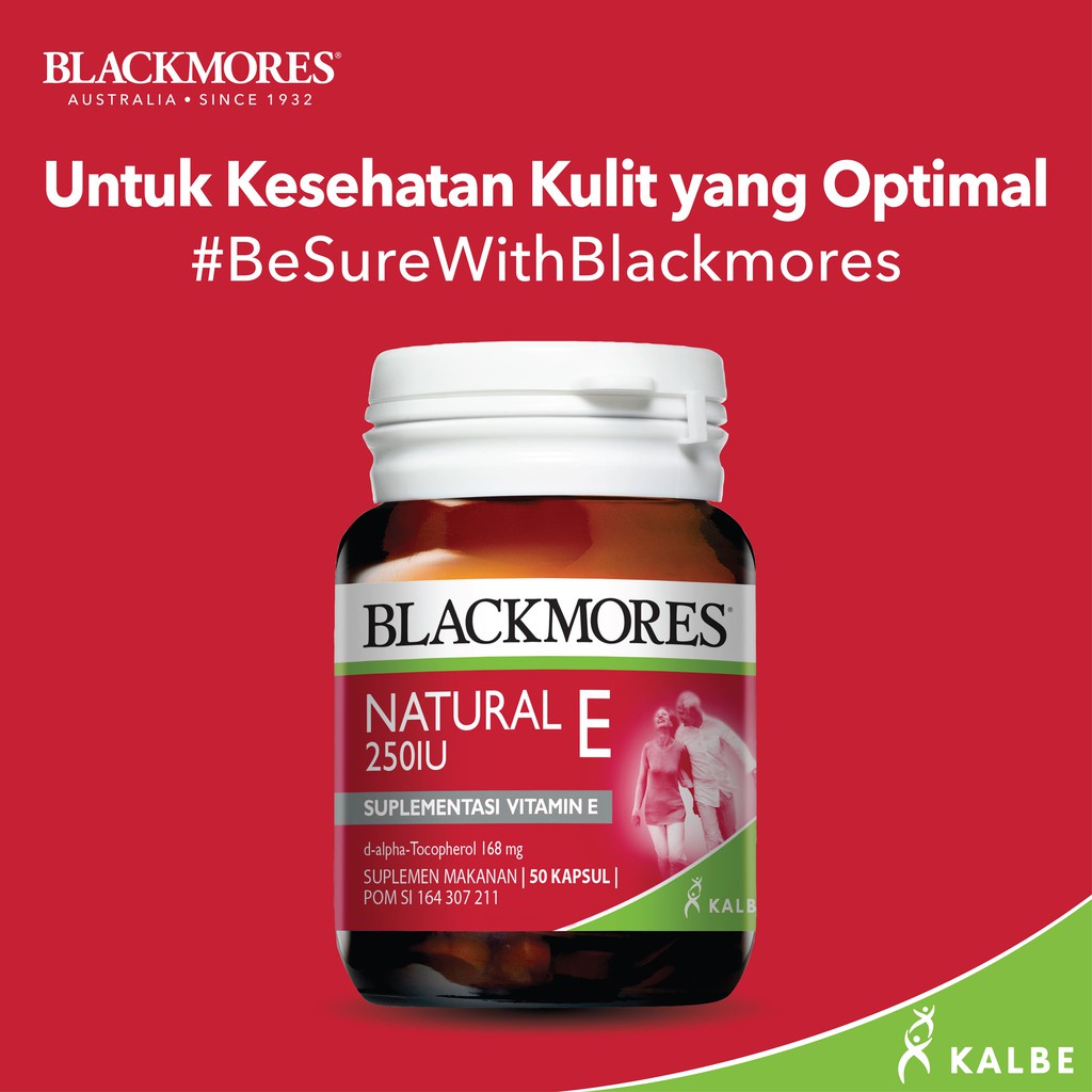 Blackmores Natural E 250 IU - 50 Tablet