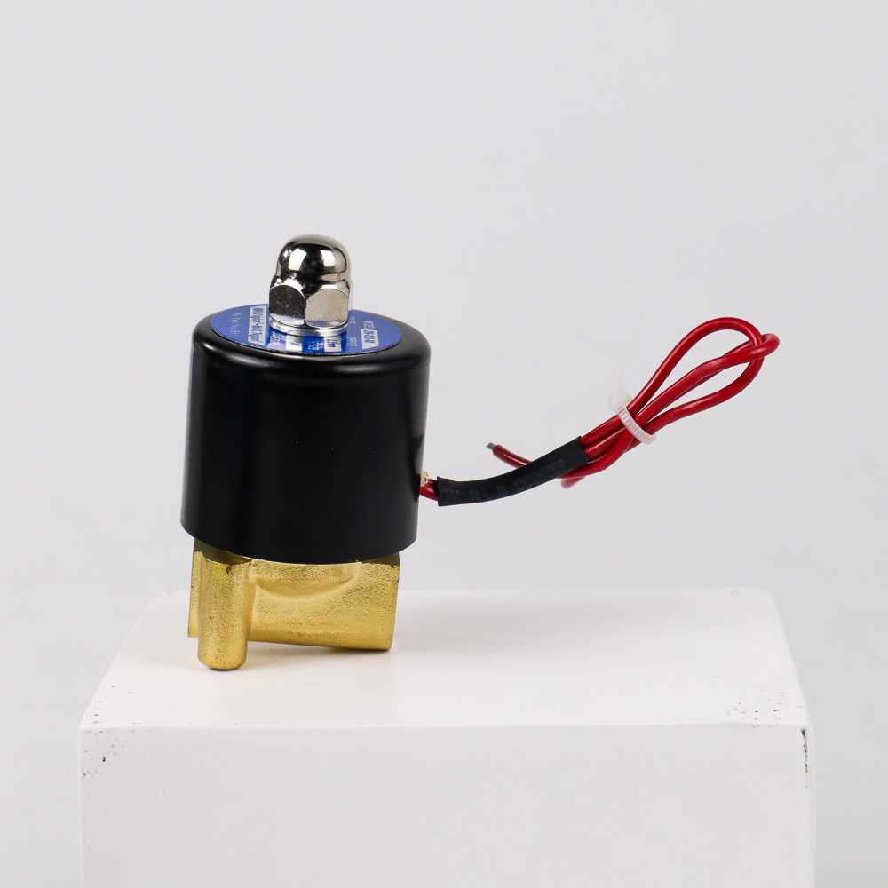 (BISA COD) FTIHSHP Geerte Electric Solenoid Water Valve 220V 2 Point 1/4 Inch - 2W-025-08