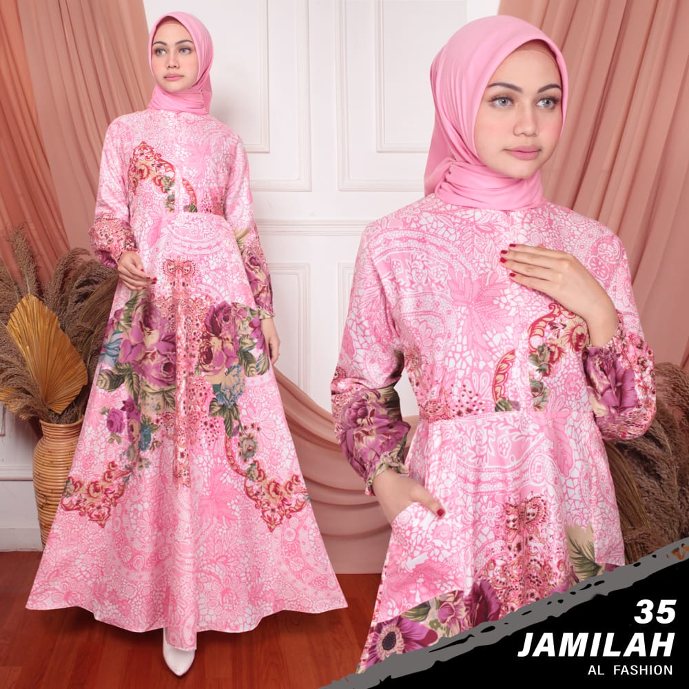 GAMIS JAMILLAH JUMBO XXL - Gamis Jumbo - Gamis - Gamis Muslim - Dress - Dress Jumbo - Dress Wanita -