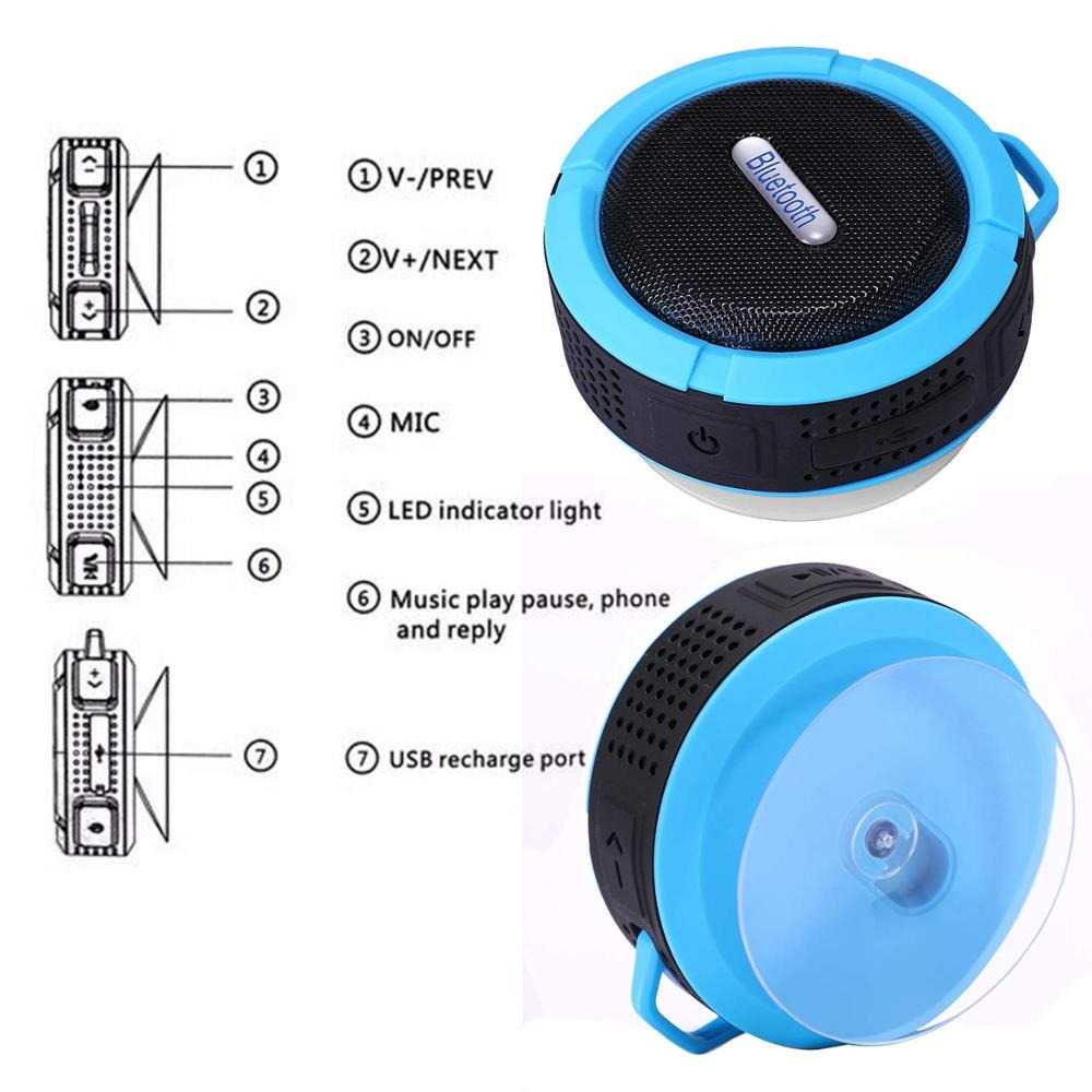 Speaker Mini Outdoor Bluetooth Super Serbaguna  C6