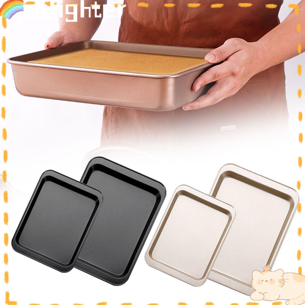 Solighter Pizza Pan Carbon Steel Bakeware Piring Pizza Rumah &amp; Dapur