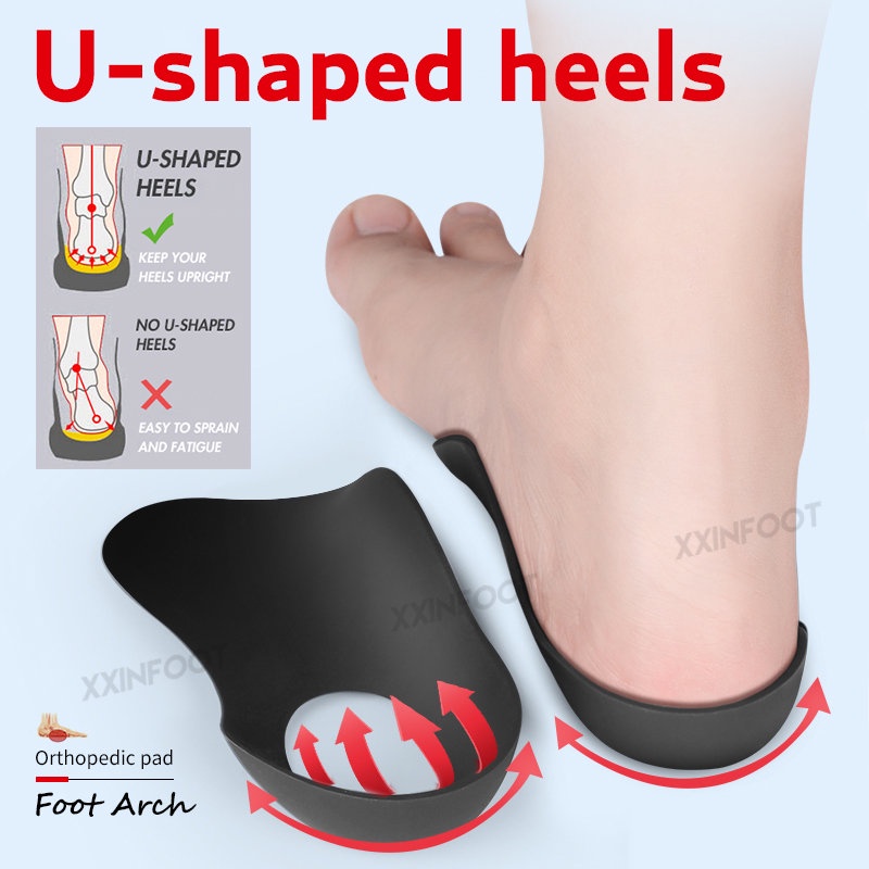 Unisex Flatfoot Orthotics Cubitus Varus Bantalan Kaki Ortopedi Bantalan Kaki Berbentuk O Bantalan Perawatan Sol