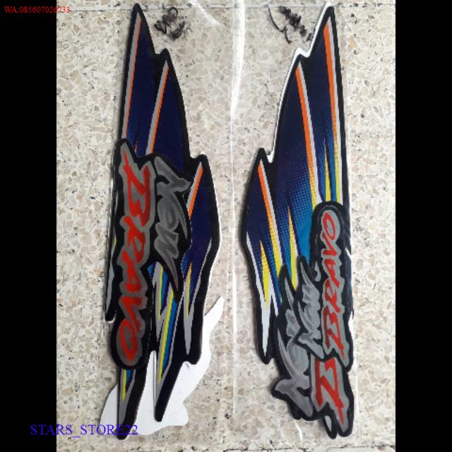 (ORI) striping rc100 striping bravo sticker bravo striping suzuki bravo striping new bravo.SM.Atr08
