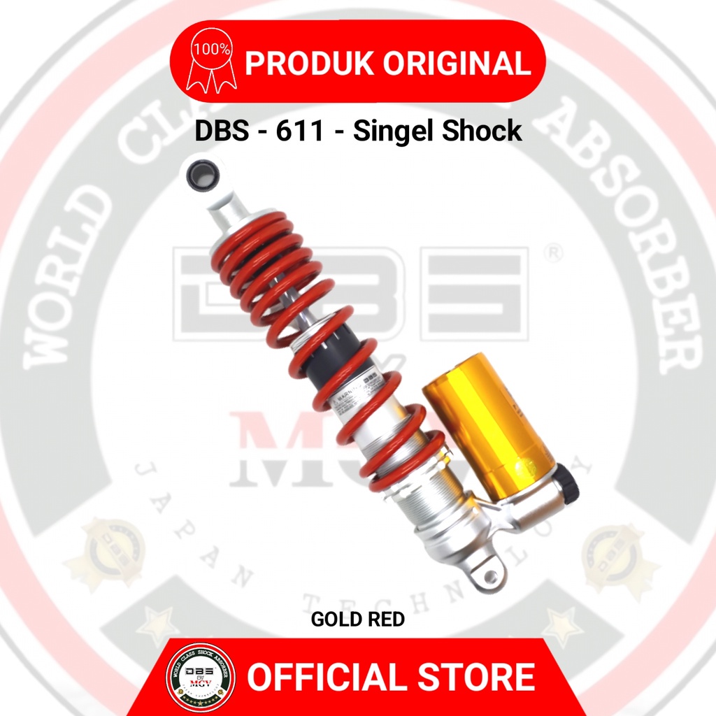 [ BISA COD ] Shock Tabung DBS 611 PROLINS SERIES GENIO BEAT VARIO SCOOPY MIO J GT M3 FINO XEON SOUL GT125 FAZZIO XRIDE LEXI FREEGO