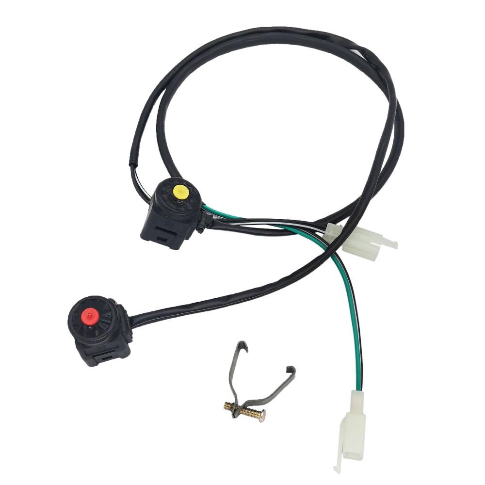 POPULAR 2pcs Saklar Stang Motor Aksesoris Berguna Tombol Kontrol Lampu Universal Moto Light Controller