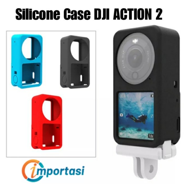 Silicone Case Cover DJI ACTION 2 Casing Silikon Protector Tutup Karet