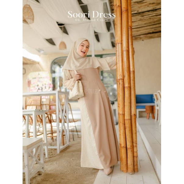 M Etuzi Hijab Gamis Baju Muslim Soori Dress by Etuzi