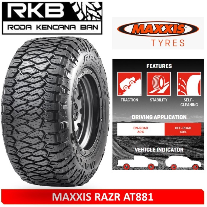 MAXXIS AT811 RAZR 33 x 12.5 R20 Ban Mobil AllTerrain Rubicon Landrover