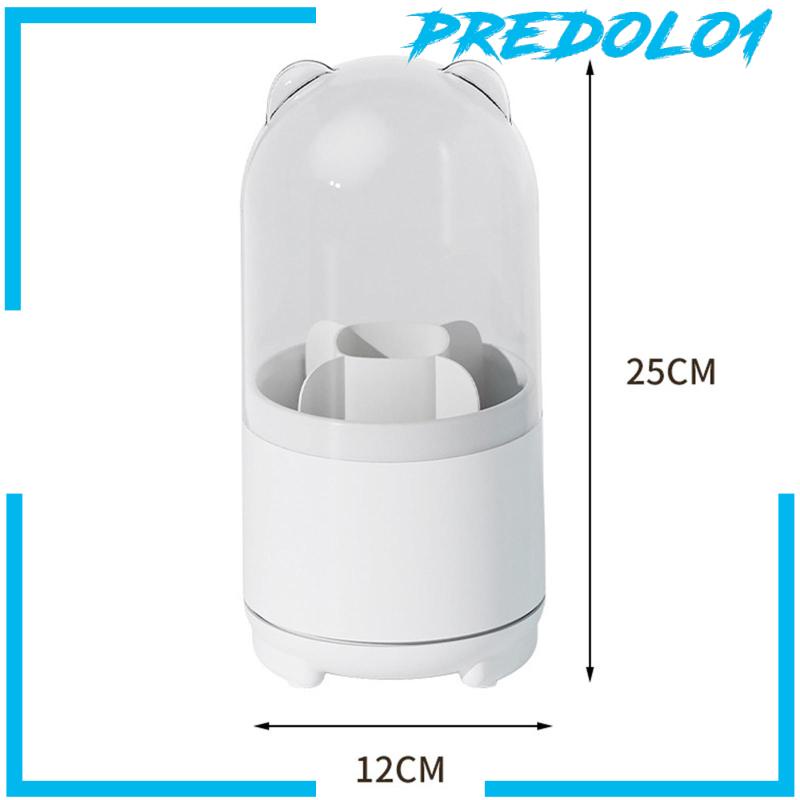 [Predolo1] Kotak Penyimpanan Brush Makeup 5kisi Lucu Untuk Organizer Meja