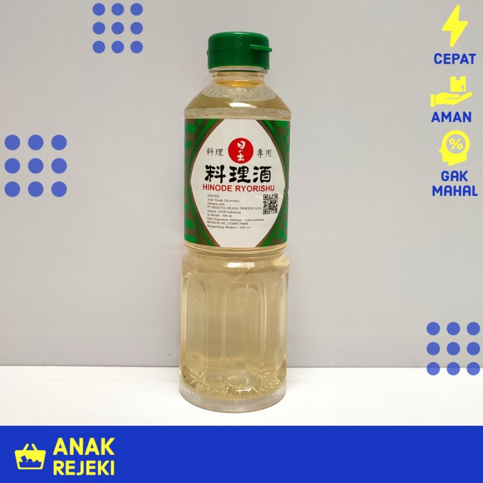 

[Bumbu Dapur] Hinode Ryorishu arak masak 500ml - Mirin jepang seasoning ryori shu
