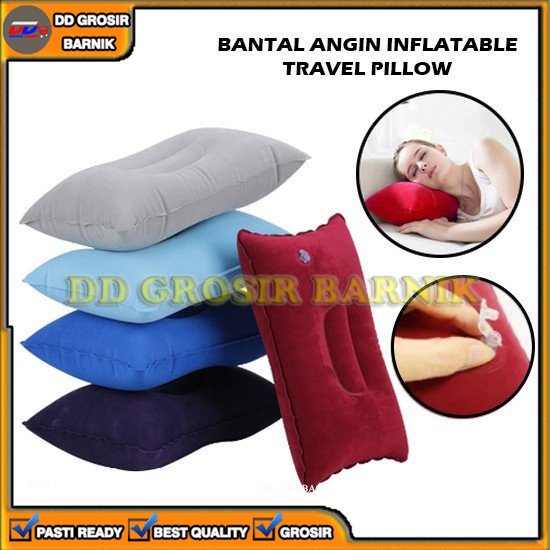 [DGB] BANTAL ANGIN TIUP RINGAN TRAVEL CAMPING OUTDOOR PESAWAT MOBIL PORTABLE MULTIFUNGSI SERBAGUNA