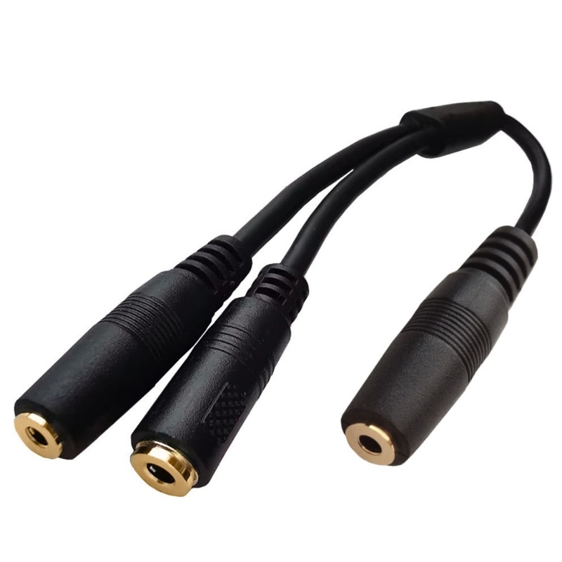 Zzz 3.5mm Female to 3.5mm Female Extension Cable 3Pole 2.5mm Female to 3.5mm Female Adapter Cable Extender Jack Stereo