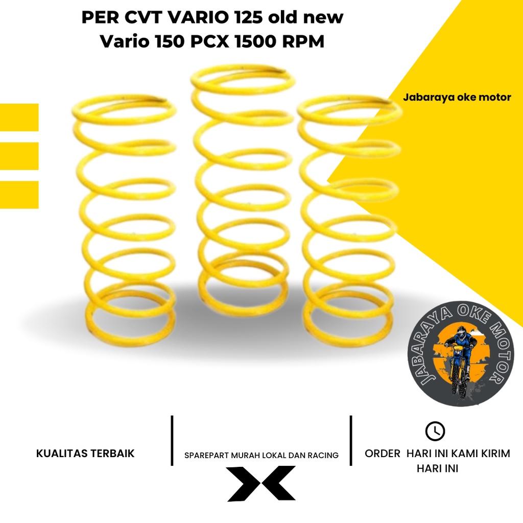 PER CVT VARIO 125 old new Vario 150 PCX 1500 RPM TITANIUM KARBON