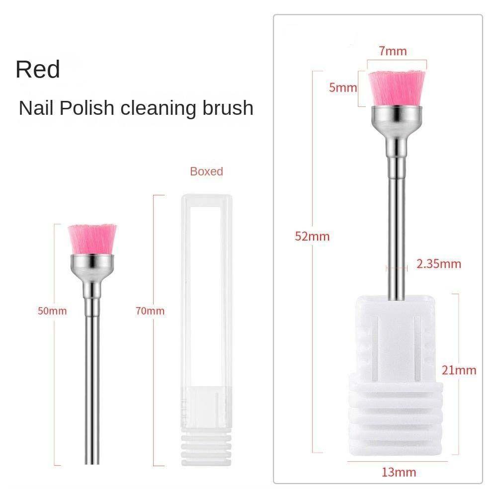 AUGUSTINA Augustina Manicure Drills Brush Pembersih Kuku Gerinda Portable|Head Dust Brush Aksesoris Paku Kepala Kutek