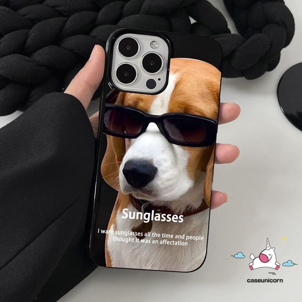 IPHONE Casing Ponsel Pasangan Kompatibel Untuk Iphone11 14 12 13 Pro Max XR 78 Plus X XS Max SE 2020 Pasangan Kartun Lucu Kucing Anjing TPU Lembut Shockproof Glossy Cover